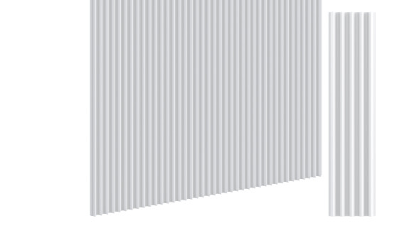 Рифленая эмалированная стеновая панель