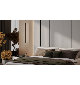 Гладкая эмалированная стеновая панель с вставками