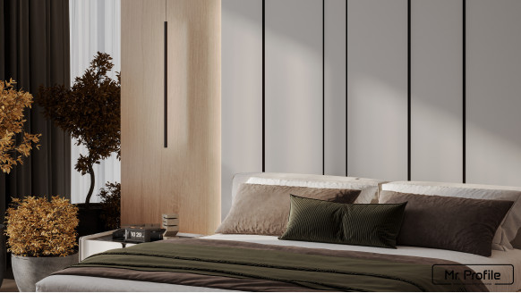 Гладкая эмалированная стеновая панель с вставками