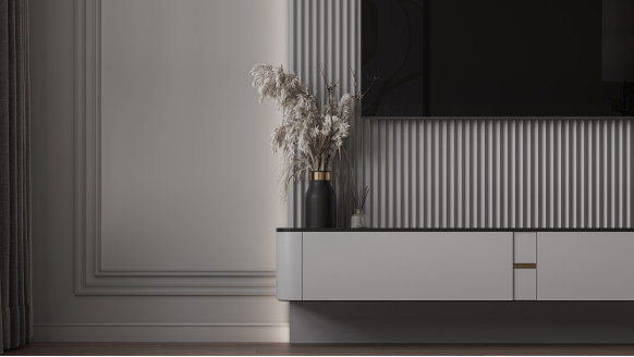 Рифленая эмалированная стеновая панель