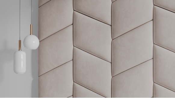 Мягкая стеновая панель Асимметричные колосья