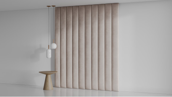 Мягкая стеновая панель Узкие полосы