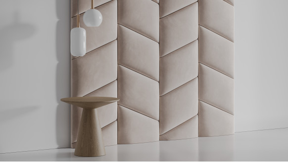 Мягкая стеновая панель Асимметричные колосья