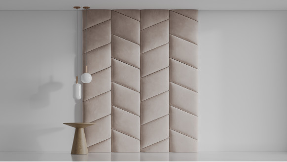 Мягкая стеновая панель Асимметричные колосья