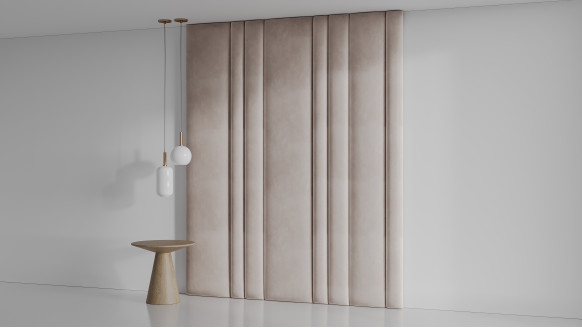 Мягкая стеновая панель Микс полос