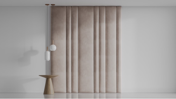 Мягкая стеновая панель Микс полос