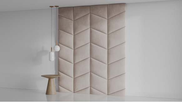 Мягкая стеновая панель Колосья