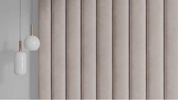 Мягкая стеновая панель Узкие полосы