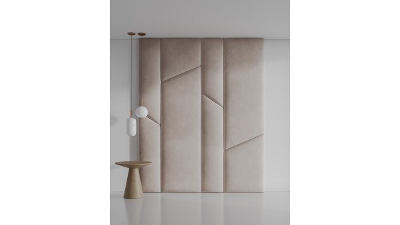 Мягкая стеновая панель Микс колосья