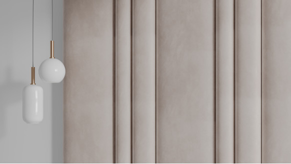 Мягкая стеновая панель Микс полос