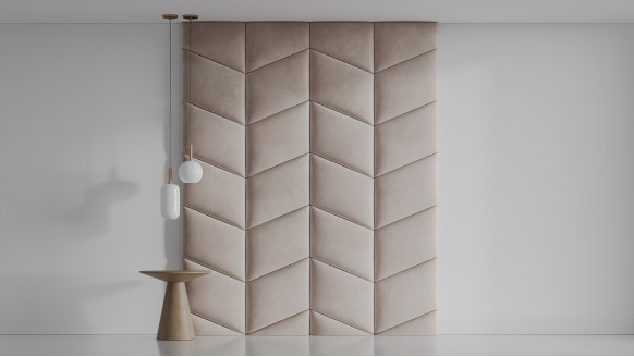 Мягкая стеновая панель Колосья