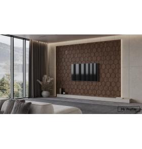 Шпонированная стеновая панель Лазерная резка