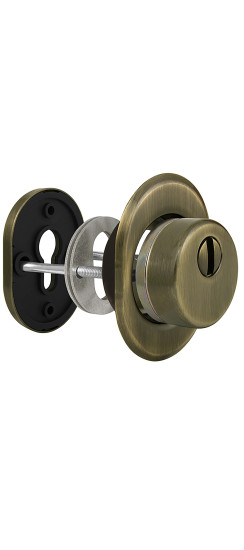 Броненакладка DEF.CRE/OV-set.9726 (DEF 9726) M6x90 врезная с чашкой AB-6 зелёная бронза | Сталь