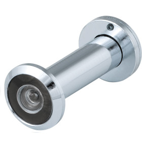 Глазок дверной, оптика пластик DV 3/90-55/S (VIEWER 3 DVS) CP хром