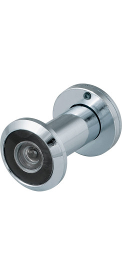 Глазок дверной, оптика пластик DV 1/60-35/Z/HD (VIEWER 1 DVZ) CP хром (подвес) | ZAMAK