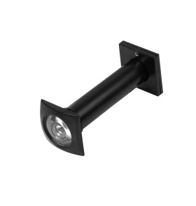 Глазок дверной, оптика пластик DVK-4/70-130 BL черный