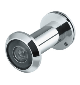 Глазок дверной, оптика пластик DV-1/60-35/P (DVP1/NEW) CP хром