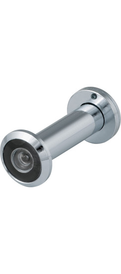 Глазок дверной, оптика пластик DV 2/100-60/Z (VIEWER 2 DVZ) CP хром | ZAMAK