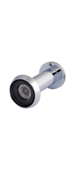 Глазок дверной, оптика пластик DV-LUX 3/90-50/Z (VIEWER 3 DVZ_LUX) CP хром | ZAMAK
