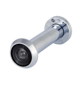 Глазок дверной, оптика пластик DV-ECO 4/130-70/ECO-Z (VIEWER 4 DVZ eco) CP хром