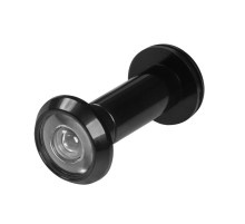 Глазок дверной, оптика пластик DV-1A/40-70 BL черный (кратно коробке 45 шт)