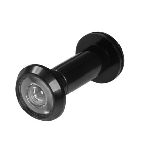 Глазок дверной, оптика пластик DV-1A/40-70 BL черный (кратно коробке 45 шт)