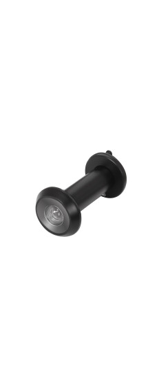 Глазок дверной, оптика пластик DV 3/90-50/Z (VIEWER 3 DVZ) BL черный | ZAMAK