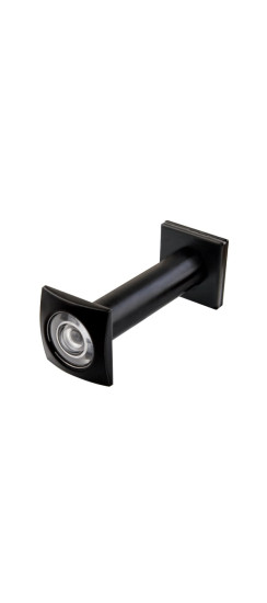 Глазок дверной, оптика пластик DV-Q 4/130-70/Z (VIEWER 4 DVQ) BL черный | ZAMAK