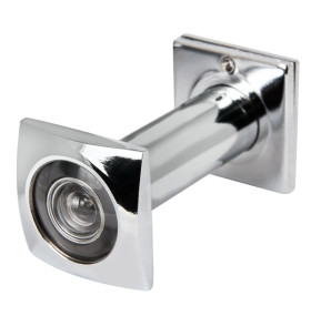 Глазок дверной, оптика пластик DV-Q 3/90-50/Z (VIEWER 3 DVQ) CP хром