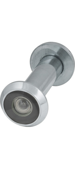 Глазок дверной, оптика стекло DV-PRO 3/100-60/BR/HD (DVG3/HD) CP хром | Латунь