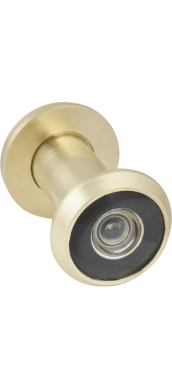 Глазок дверной, оптика стекло DV-PRO 1/60-35/BR/HD (DVG1/HD) SG мат. золото | Латунь