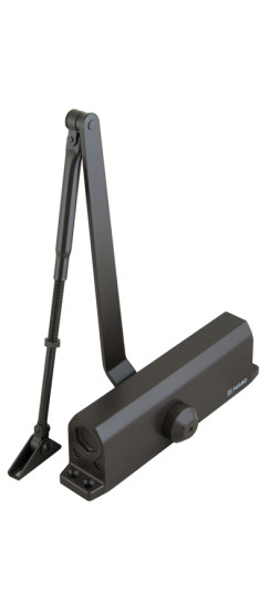 Доводчик дверной DC20-6W (DC-206W) BR до 160 кг (коричневый) | Алюминий