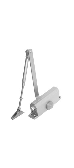 Доводчик дверной DCTR80-140 (TDR-140) 80-140кг AL алюминий | Алюминий