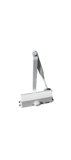 Доводчик дверной TS 77 EN4, с рычажной тягой, белый | Алюминиевый сплав