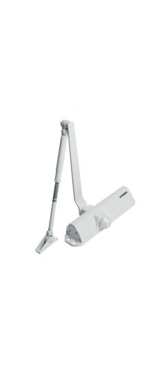 Доводчик дверной DC20-5/TS-68 WH до 110 кг (белый) | Алюминий