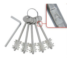 Комплект ключей ЗК.703 (серия Д) 5 кл. (кл. 104 мм) /128:5627/