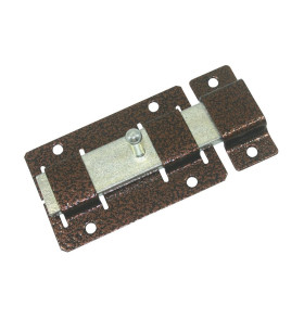 Задвижка дверная ЗД-02 (ПД) пол.медь