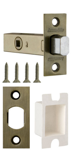 Задвижка врезная METDB920-45-25 (DB 920-45-25) AB бронза SKIN | ZAMAK/Сталь, 18 мм