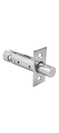 Задвижка врезная DB 860M CP усовершенствованная (хром) 60мм | Сталь, 8 мм