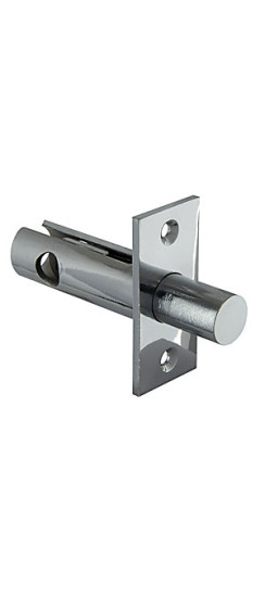 Задвижка врезная DB-PRO.867 (DB 867) CP (хром) 67мм | Сталь, Врезной