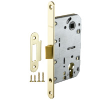 Корпус врезного замка c защёлкой PLASTP85C-50 (P85C-50) GP латунь