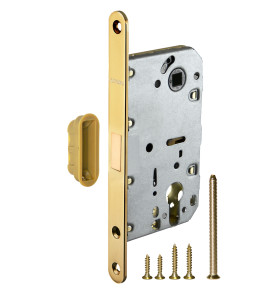 Корпус врезного замка MAGNM85C-50 (M85C-50) GOLD-24 золото 24K