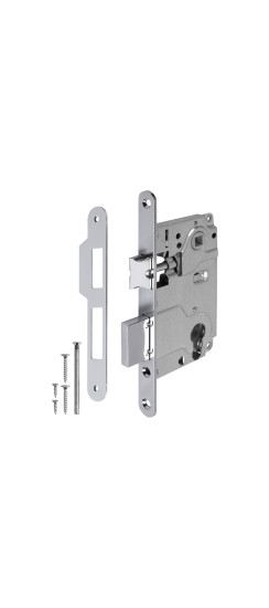 Корпус замка METLS25-50 CP хром | Сталь, 36 мм
