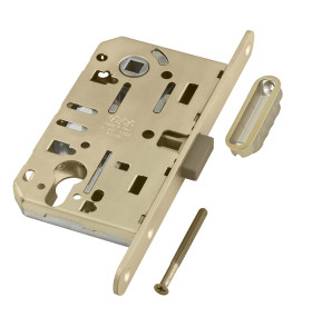 B06103.50.23.640 Корпус врезного замка магнитный под цил. (мат.лат.) MEDIANA POLARIS с отв.пл.(скин)