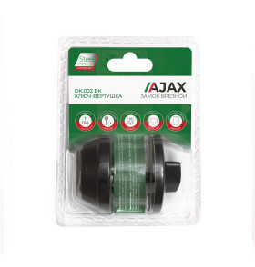 Замок врезной DK.002 BK BL черный