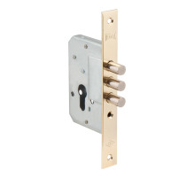 Корпус врезного замка 189/3M (45 mm) w/b (латунь)
