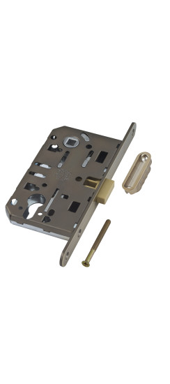 B06103.50.12.640 Корпус врезного замка магнитный под цил. (ант.бр) MEDIANA POLARIS с отв. пл. (скин) | -