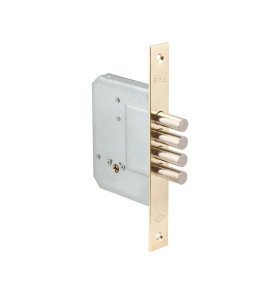 Замок врезной крестообразный 189/4MF (52 mm) (латунь), 5 кл.