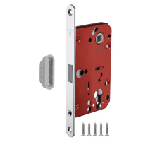 Корпус врезного замка MAGNM85C-50/BL INOX CP-8 хром (блистер)