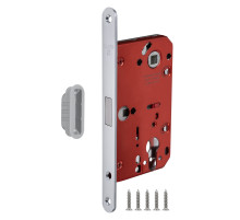 Корпус врезного замка MAGNM85C-50/BL INOX SSC-16 сатин. хром (блистер)